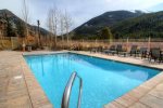 Refreshing pool with mountain views